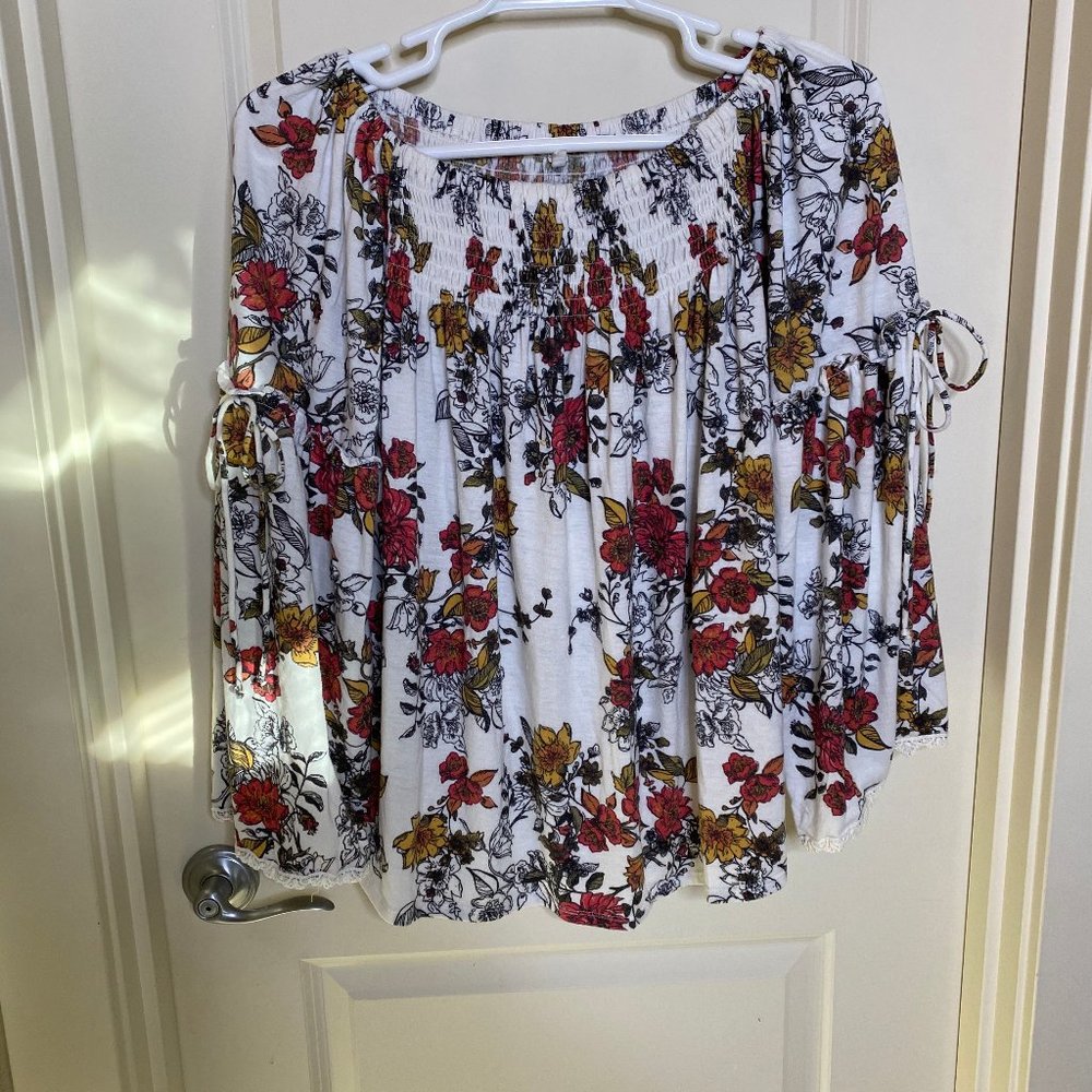 Maurices Off-the-Shoulder Floral Top